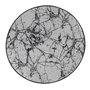 Mijölnir Alfombrilla de baño Marble 100 cm - Blanco